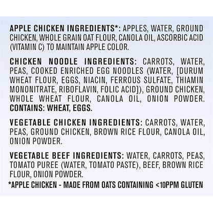 Gerber Stage 2 Baby Food, Nourishing Blends Tubs, Baby Puree, Variety Pack, 32PK