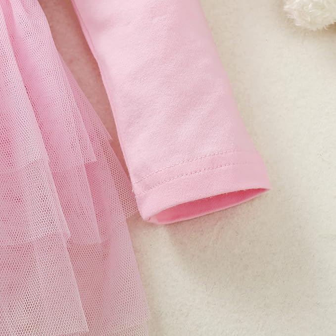 Baby Girl Clothes Infant Ruffle Sleeve Romper Dress Newborn Solid Tutu Skirt Sets Jumpsuit Headband Outfit