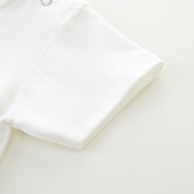 Baby Multicolor Short Sleeve T-Shirt Tee Summer Solid 100% Cotton Basic Clothes