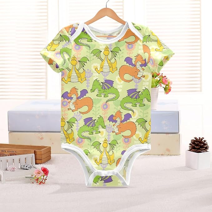 vvfelixl Dachshund Dog Baby Clothes for Boy Girl,Baby One-Piece Bodysuit for 0-24 Months,Short Sleeve