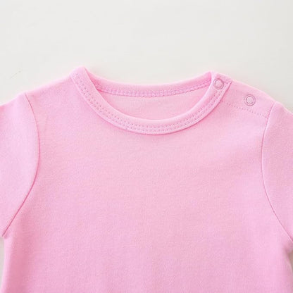 Unisex Baby Onesie, Long Sleeve 100% Cotton Baby Clothes, Baby Footless Jumpsuit