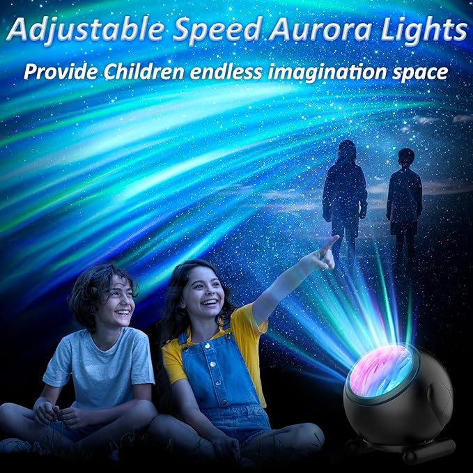 Northern Lights Projector, LED Night Light Aurora Projector with Timer and Remote, Room Decor, Gifts for Kids, Adults, Christmas, Birthday