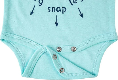 Cnins Funny Baby Bodysuit & Daddy Matching Cotton Outfit for Wild One 1st Birthday, Unisex Newborn Infant Clothes 0-24M