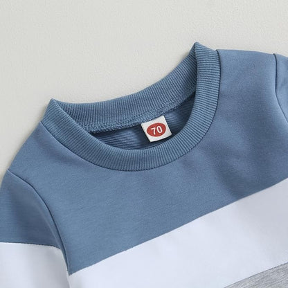 Murnouche Toddler Baby Boy Fall Winter Outfits Letter Crewneck Sweatshirt Casual Pants 2Pcs Clothes Set