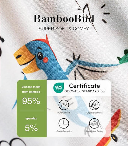 Baby Footie Romper Pajamas Unisex Newborn Infant Pjs Soft Rompers Viscose from Bamboo Sleepwear