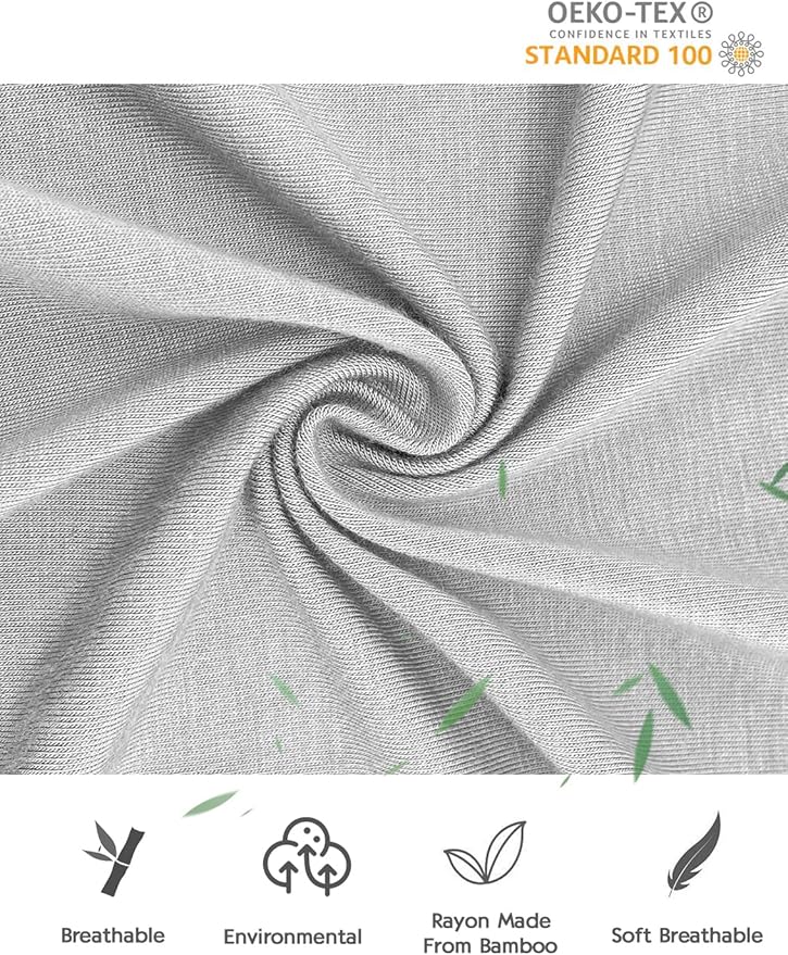 Jimonda Bamboo Baby Pajamas,Unisex Boys Girls One-Piece Footies,Long Sleeve Sleepers 2-Way Zip closure Romper