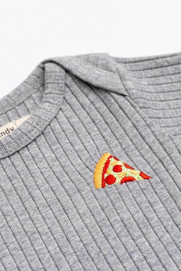 MONICA + ANDY Short Sleeve Jack & Jill Bodysuit, 100% Organic Baby Clothes for Girls & Boys, Newborn, Infant & Preemie Sizes