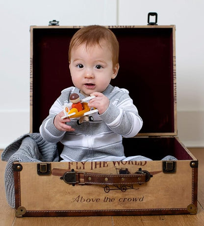 Burt's Bees Baby Boys Sleep and Play PJs, 100% Organic Cotton One-Piece Zip Front Romper Jumpsuit Pajamas