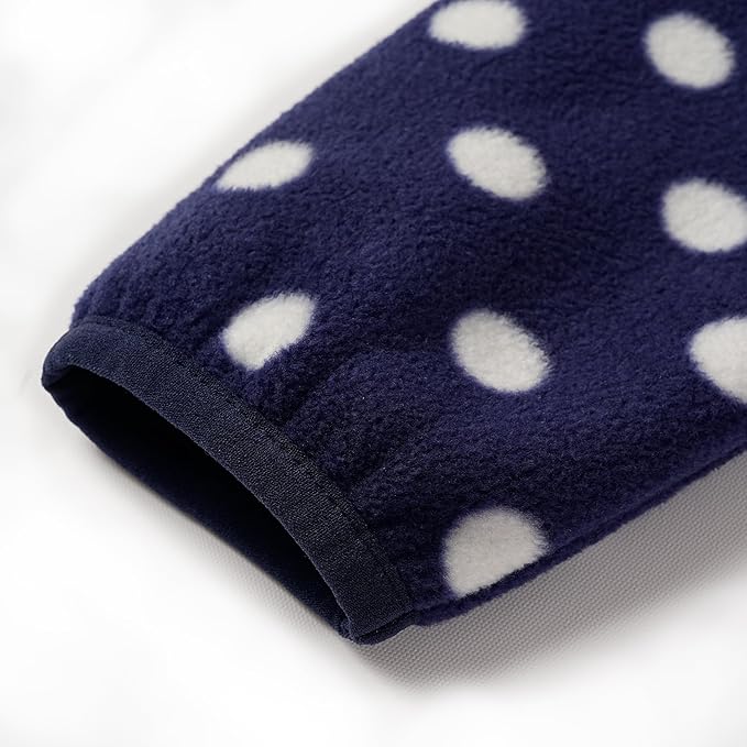 Toddler Fleece Jacket Kids Lightweight Outerwear Boys Girls Long Sleeve Fall Spring Coat 2-12 Years