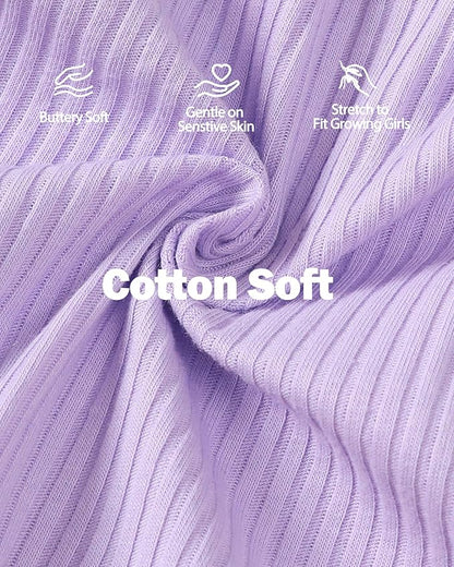 Jecson Newborn Baby Girl Clothes: Soft Cotton Infant Outfits Ruffles Sleeve Romper & Pants Set Cute Fall Home Outing 0-18M