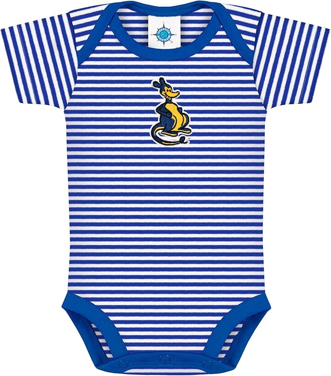 Creative Knitwear College Baby NCAA Infant Striped Bodysuit