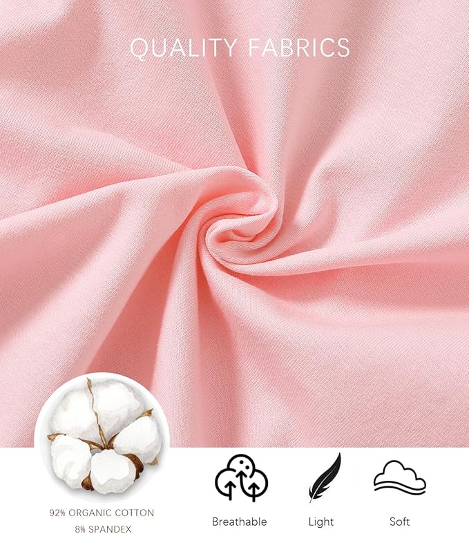 Jimonda Baby Boy Girl Bubble Romper Solid Color Bodysuit Short Sleeve Organic Cotton T-Shirt