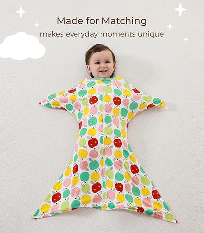 Baby Sleeper Gown Viscose from Bamboo Newborn Nightgowns Unisex Long Sleeve Sleep Sack