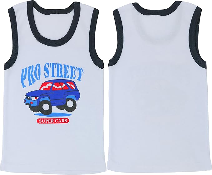 ToBeInStyle Boy's Pack of 4 Tank Tops