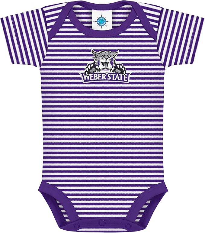 Creative Knitwear College Baby NCAA Infant Striped Bodysuit