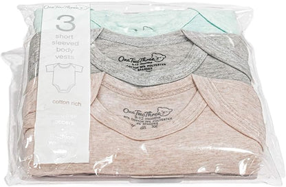 123 Bear Baby Cotton Spandex Long-Sleeve bodysuits unisex boy girl