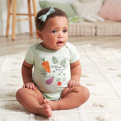 Gerber Unisex Baby 5-Pack Short-Sleeve Onesies