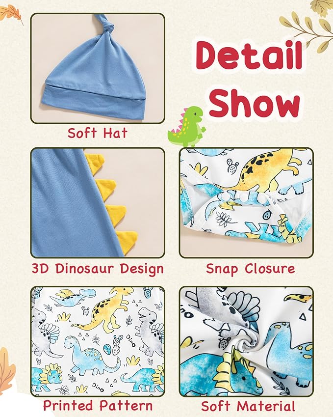 Baby Boy Swimsuit UPF 50+ Sun Protection Rash Guard Swimwear Zipper One Piece Toddler Boy Bathing Suit With Hat