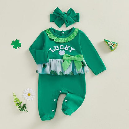 Twopumpkin My First Easter Outfit Baby Girl Newborn Bunny Onesie Ruffle Tulle Tutu Dress Romper Hooded Jumpsuit With Ear