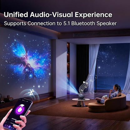 Homelist Sleep Aid Night Light for Kids & Adults with White Noise & Bluetooth Speaker, 60 Scenes Galaxy Star Projector Light Gifts for Bedroom Relaxation, Party, Birthday, Valentine's Day