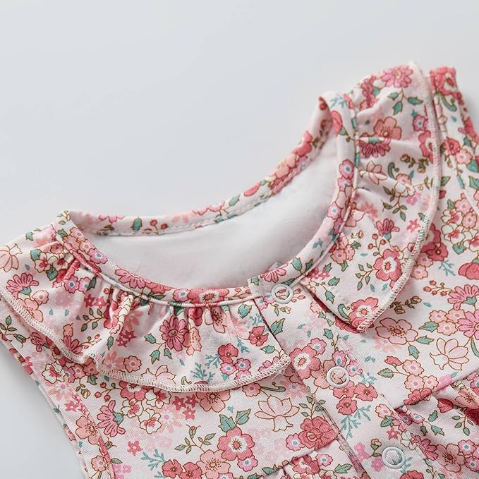 pureborn Baby Girls Boys Bodysuit Super Soft Cotton Romper 0-24 Months