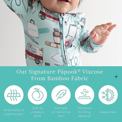 Posh Peanut Convertible Baby Sleepers - Girls Footless Baby Pajamas with 2 Way Zipper for Easy Diaper Changes