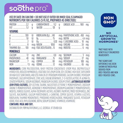 Good Start | Dr. Brown's Soothe Pro, Baby Formula Powder, for Sensitive Tummies, Gas, Fussiness and Spit-Up, Infant Formula with Probiotics, DHA, Non-GMO, 30.6 Ounce
