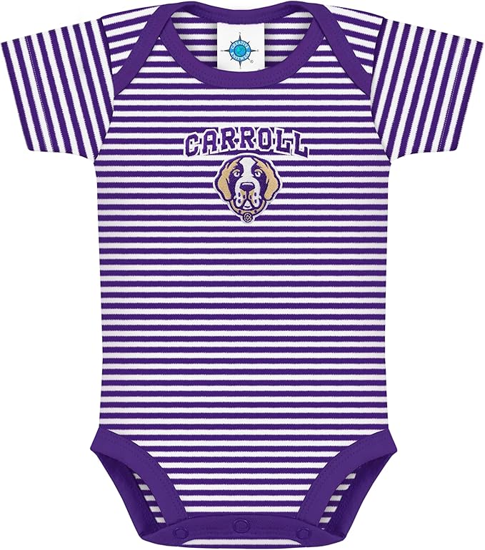 Creative Knitwear College Baby NCAA Infant Striped Bodysuit