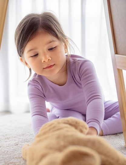 AVAUMA Baby Boys Girls Pajama Set Kids Toddler Snug fit Basic Cotton Sleepwear pjs for Daily