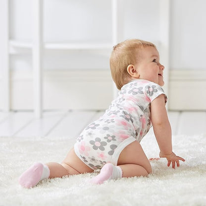 Gerber Unisex Baby 5-Pack Short-Sleeve Onesies