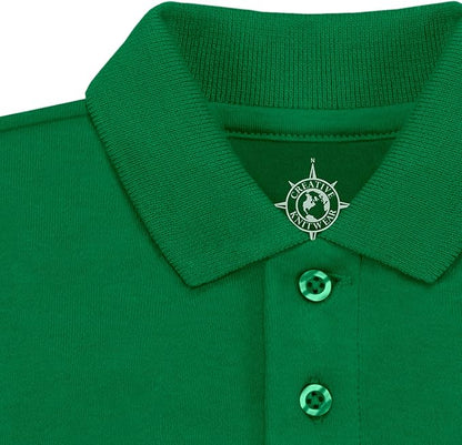 Creative Knitwear College Baby Polo Bodysuit Solid - Team Logo, Multiple Colors, for Boys & Girls (0-12 Months)