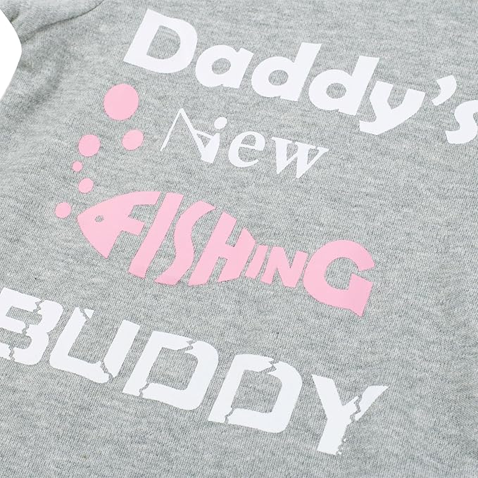 Cnins Funny Baby Bodysuit & Daddy Matching Cotton Outfit for Wild One 1st Birthday, Unisex Newborn Infant Clothes 0-24M