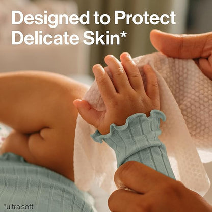 The Honest Company Clean Conscious Multi-Use Wipes Hypoallergenic Unscented for Sensitive Skin Over 99% Water Compostable Plant Based Baby Sunburst 864 Count