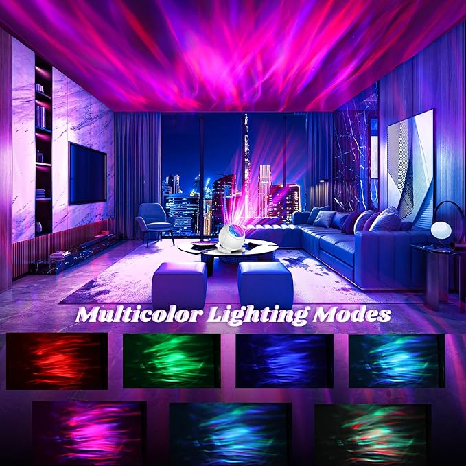 Northern Lights Projector, Aurora Projector with Timer and Remote, Room Decor, Gifts for Kids, Adults, Christmas, Birthday