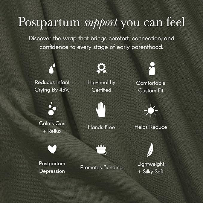 Solly Baby Wrap, Buttery-Soft Baby Carrier Newborn to Toddler 8-25 Lbs., Lightweight & Hands-Free Infant Sling Wrap, Breathable Summer Carrier, Baby Wearing & Postpartum Essential, New Mom Gift, Spelt