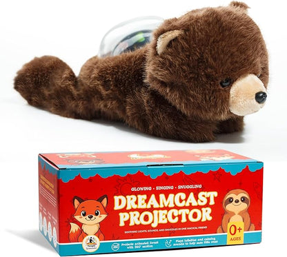 Sound Sleepers Bear – Stuffed Animal Night Light & Baby Night Light Projector with Soothing Music | Plush Toddler Night Light Projector, Sound Machine & Nursery Star Projector