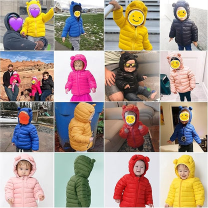 CECORC Toddler Winter Coats Lightweight Puffer Jacket for Baby Infant kids, 6-12 Month,12-18 Month, 2t,3t,4t