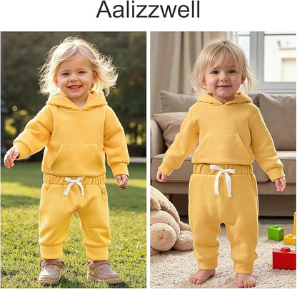 Aalizzwell Infant Baby Winter Hoodie Outfit