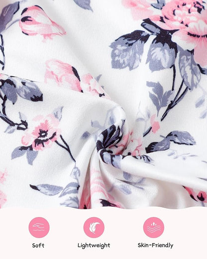 Mioglrie Newborn Baby Girl Clothes Long Sleeve Romper Infant Fall Winter Outfits Floral Hat Jumpsuit Preemie Girl Clothes