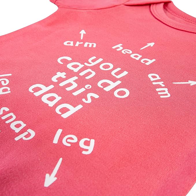 Cnins Funny Baby Bodysuit & Daddy Matching Cotton Outfit for Wild One 1st Birthday, Unisex Newborn Infant Clothes 0-24M