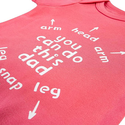 Cnins Funny Baby Bodysuit & Daddy Matching Cotton Outfit for Wild One 1st Birthday, Unisex Newborn Infant Clothes 0-24M