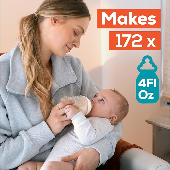 Enfamil Nutramigen Hypoallergenic Baby Formula with Iron, Lactose Free, Colic Relief from Cow's Milk Allergy Starts in 24 Hours, Brain Building DHA, Probiotic LGG for Immune Support, 27.8 Oz, 4 Count