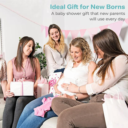 Spasilk Washcloth Wipes Set for Newborn Boys and Girls, Soft Terry Washcloth Set, Pack of 10, Yellow Dots