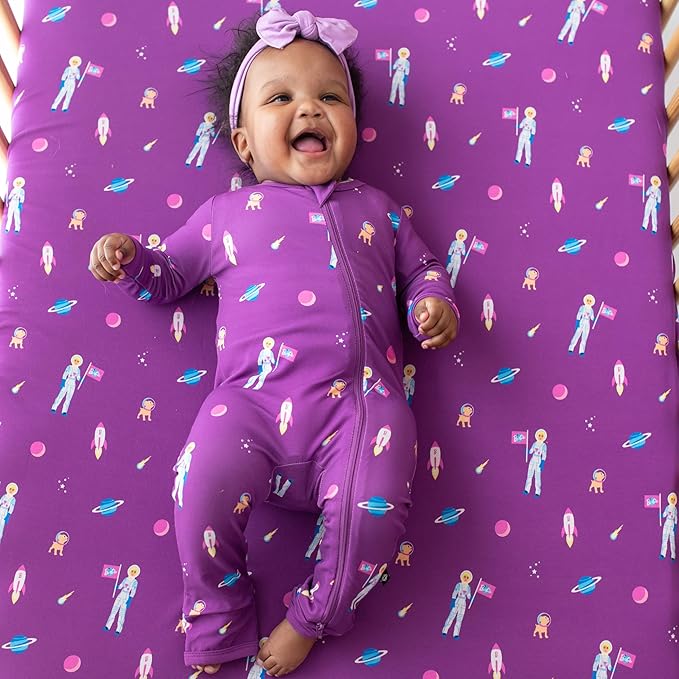 KYTE BABY Unisex Rayon Made From Bamboo Zippered Rompers 0-24 Months