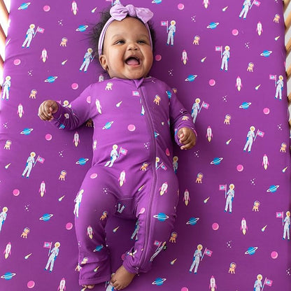 KYTE BABY Unisex Rayon Made From Bamboo Zippered Rompers 0-24 Months