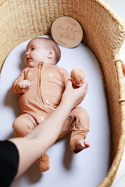 Miaoberry Pajama for Baby Boys & Girls – Viscose from Bamboo Sleepwear, 2-Way Zipper