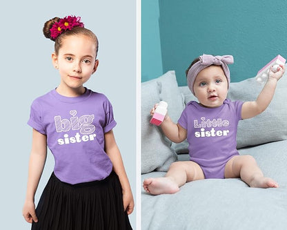 Unordinary Toddler Big Sister Little Sister Outfits Matching Shirts Sibling Gifts girls newborn baby set