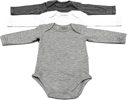 123 Bear Baby Cotton Spandex Long-Sleeve bodysuits unisex boy girl