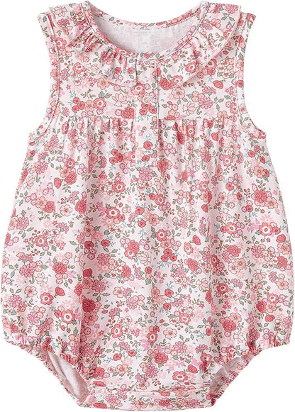 pureborn Baby Girls Boys Bodysuit Super Soft Cotton Romper 0-24 Months