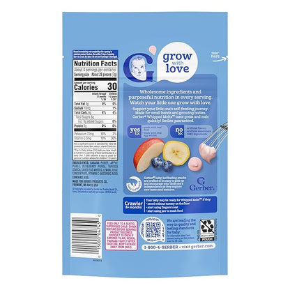 Gerber Natural for Baby Whipped Melts - Banana Apple Blueberry, 7Count